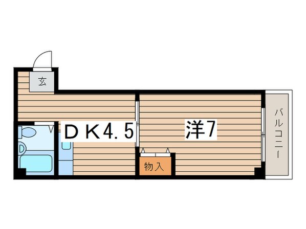 ＳＫハイツの物件間取画像